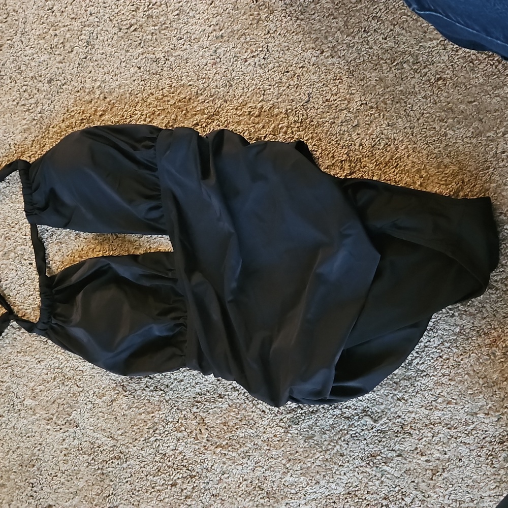 Black Halter Swimsuit